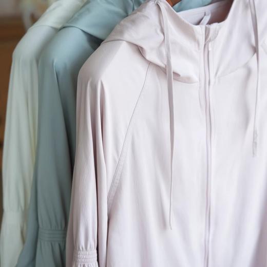 【裸感防晒】2026年新款宾霸凉感防晒衣 90g纸张薄 日本进口旭化成铜氨纤维 自带凉感 连帽防紫外线 宽松 7A抗菌 2661 商品图8