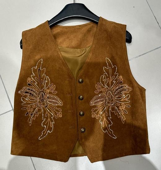 【门店同款】ENJOY秋季高级刺绣钉珠马甲 166144768 商品图0