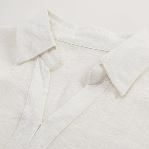 RF205斯尔丽26夏季新款廓形宽松下摆绑带显腰身挡胯长衬衫 商品图5