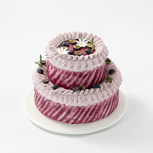 券后97.58元！双层鲜果蛋糕2选1【草莓鲜果乐园】甜润草莓+鲜甜青提+无花果干，三重果香一次畅享【蓝莓鲜果乐园】酸甜交织，甜而不腻，一口尽享清新酸甜（摇一摇专享） 商品图1