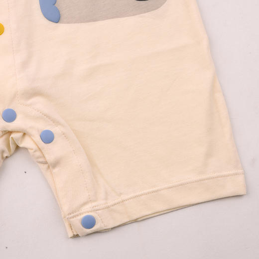 棉果果夏季新品男童纯棉爬衣对开连体衣M212722226389 商品图3