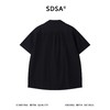 SDSA男装2026新款高贵轻奢古巴领短袖衬衫宽松落肩休闲上衣 商品缩略图4