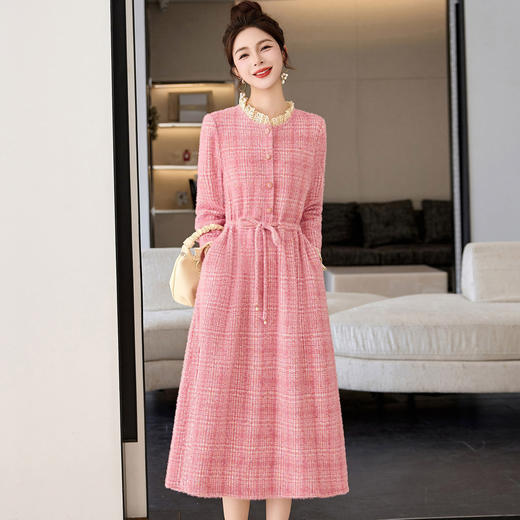 法式连衣裙春季新款时尚气质显瘦小香风轻奢高级感时尚裙子LDB2602 商品图1