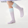 巴拉巴拉儿童袜子夏季网眼袜透气薄男女童中筒袜学院风棉弹三双装 商品缩略图2