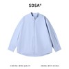 SDSA男装2026新款高贵轻奢潮牌新中式立领衬衫暗门襟宽松长袖衬衫 商品缩略图0