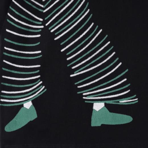 SDSA男装2026新款高贵轻奢潮牌趣味裤型印花圆领短袖T恤百搭时尚 商品图3