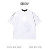 SDSA男装2026新款高贵轻奢网纹晕染印花宽松圆领短袖T恤百搭上衣 商品缩略图0