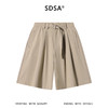 SDSA男装2026新款高贵轻奢美式复古腰带褶皱垂感西装短裤百搭宽松 商品缩略图0