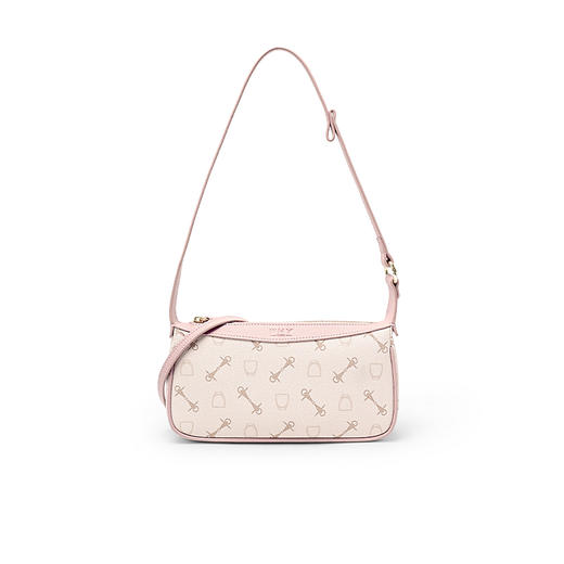 WHY正品复古印花腋下包女甜酷粉色法棍包高级感小众单肩包时尚通勤百搭包YAP11773Z 商品图4