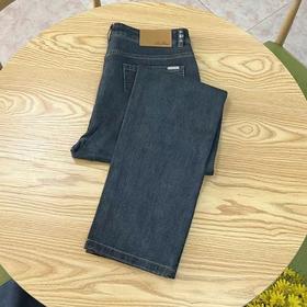 潮流简约蓝色男士牛仔裤夏季直筒休闲长裤   YMXZ-9612
