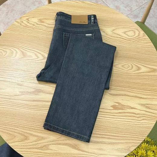 潮流简约蓝色男士牛仔裤夏季直筒休闲长裤   YMXZ-9612 商品图0