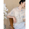 牧衣游原创 匹绣苎麻外套新款轻薄系带宽松质朴文艺复古开衫 遥里 商品缩略图1