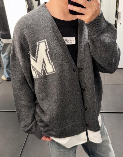 中性款棉羊毛针织开衫毛衣hu016 商品图4