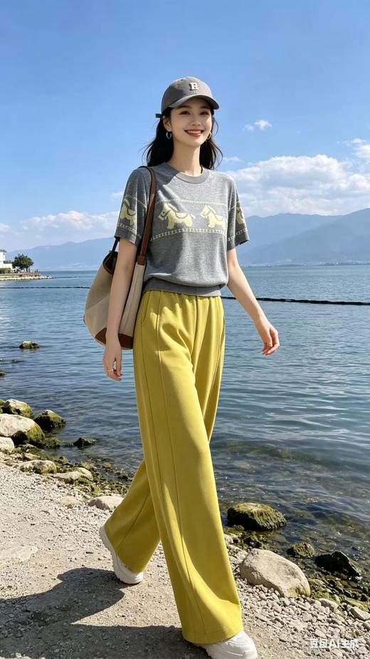 686205天丝亚麻短袖T恤 商品图3