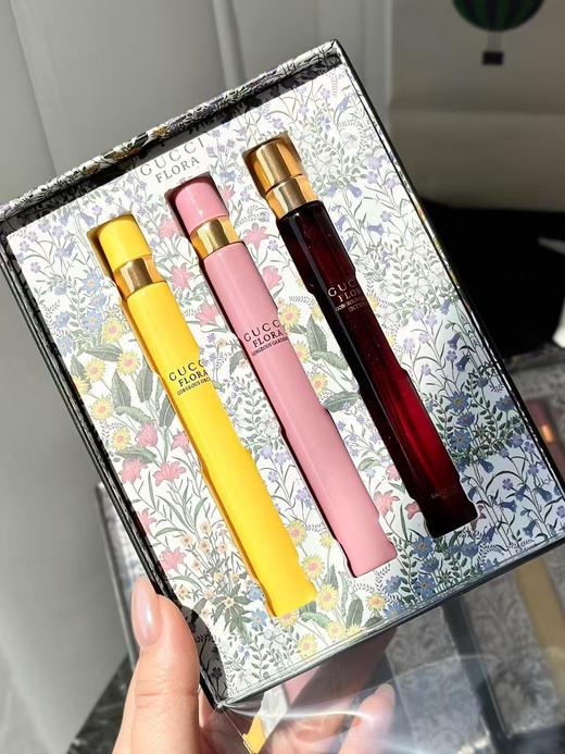【送礼好物】古驰绮梦系列试管香水10ml三件套！10ml*3带喷头，香兰草10ml+栀子花10ml+馥郁栀子花10ml 商品图2