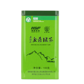 金鼎 绿茶方铁盒装 100g