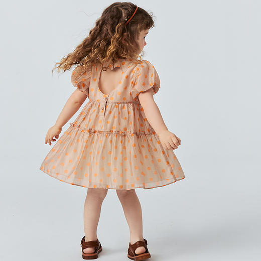 迷你巴拉巴拉女童裙子宝宝亲肤舒适甜美可爱波点连衣裙夏2026 商品图3