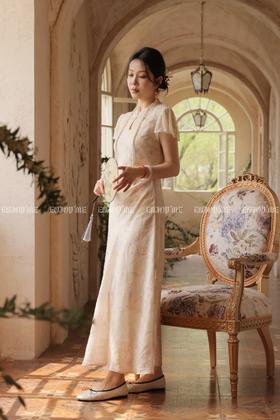 【门店同款】ENJOY夏季“游园戏梦”烟粉玉棠连衣裙 171143495