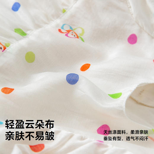迷你巴拉巴拉女童裙子宝宝亲肤舒适甜美可爱波点连衣裙夏2026 商品图2