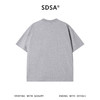SDSA男装2026新款高贵轻奢潮牌撞色抽象笔触线条印花圆领短袖T恤 商品缩略图1