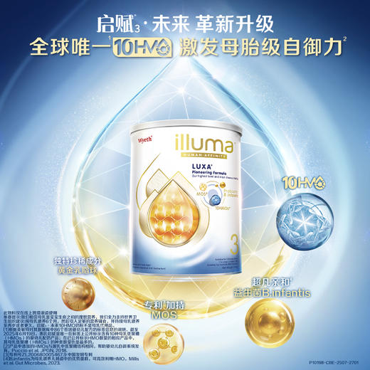 惠氏（Wyeth)【重磅新品】启赋未来10HMO三段370g（效期27年6月） 商品图0