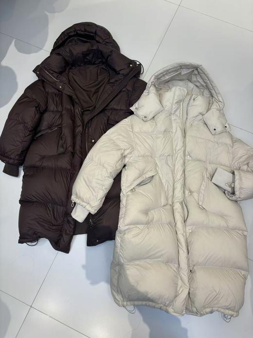 【门店同款】ENJOY冬季泡芙防风袖长款羽绒外套 160357957 商品图0