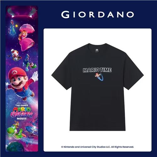 佐丹奴男装【超级马力欧兄弟联名款】索罗娜印花短袖T恤衫01096370 商品图3