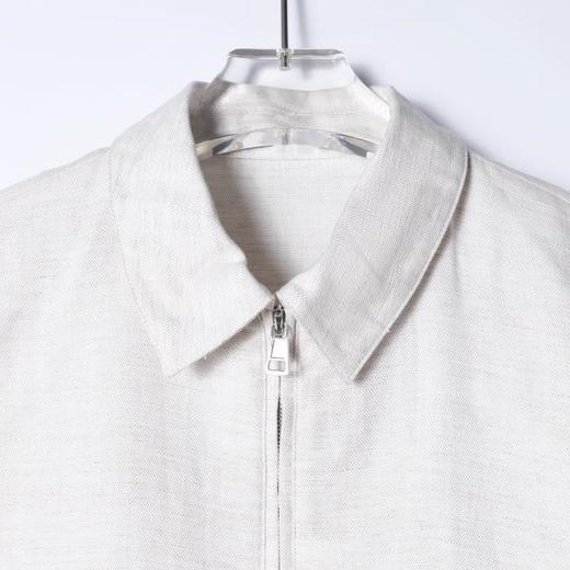 SDSA男装2026新款高贵轻奢半开拉链Polo衫宽松翻领休闲上衣 商品图1