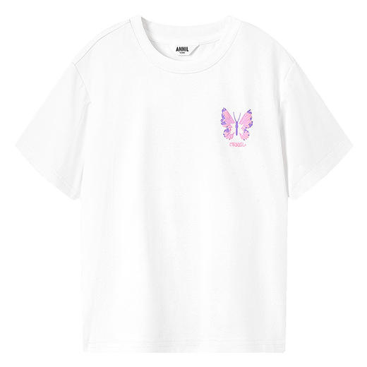 女童圆领短袖针织衫夏季新款安奈儿童装EG621828 商品图6