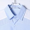 SDSA男装2026新款高贵轻奢美式复古拼接衬衫条纹撞色宽松短袖衬衫 商品缩略图1