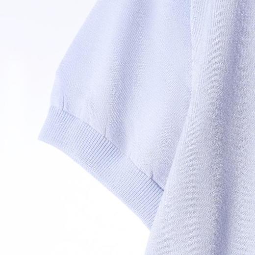 SDSA男装2026新款高贵轻奢老钱风纯色针织圆领短袖T恤百搭时尚 商品图2