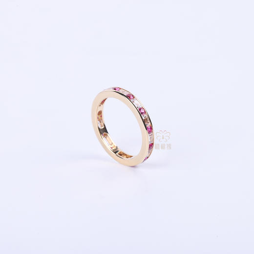【靓点】时尚粉蓝宝戒指CB2603073 商品图1