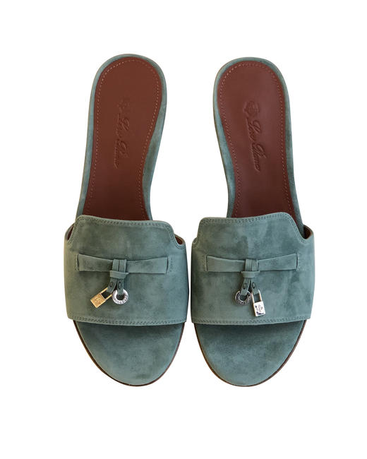 女款吊坠中跟拖鞋lv015 商品图1