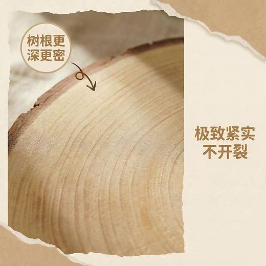 “舌尖3推荐”江苏泰兴银杏木菜板 整木原切 原切带皮/原切去皮正圆款 商品图3