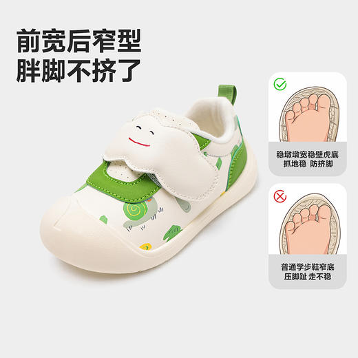【稳墩墩】迷你巴拉宝宝学步鞋男女童儿童不怕挤脚防湿滑稳步鞋 商品图1