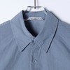 SDSA男装2026新款高贵轻奢基础款宽松短袖衬衫弧形下摆休闲上衣 商品缩略图1