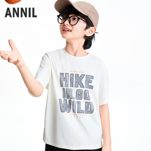 【实体店同款】男童圆领短袖针织衫夏季新款安奈儿童装AB621139 商品图1