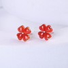 【幸福花】珊瑚耳钉大SH12510033 商品缩略图5