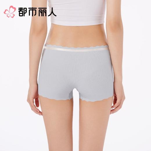 都市丽人打底裤安全裤防走光薄罗纹冰丝打底裤三分裤舒适打底LLC1A8 商品图2