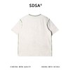 SDSA男装2026新款高贵轻奢日系简约撞色织带圆领短袖T恤百搭上衣 商品缩略图4