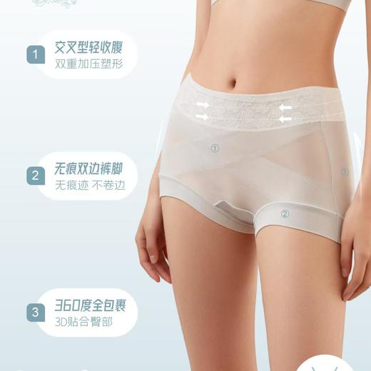 HYY-61300  【1条】冰爽透气快干轻塑收腹舒适女内裤 商品图1