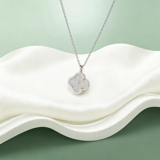 【宏艺珠宝】幸运相随·银s925项链 商品图3