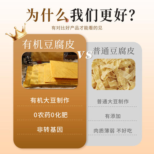 云南石屏有机豆腐皮300g  0农残0化肥 非转基因 商品图2