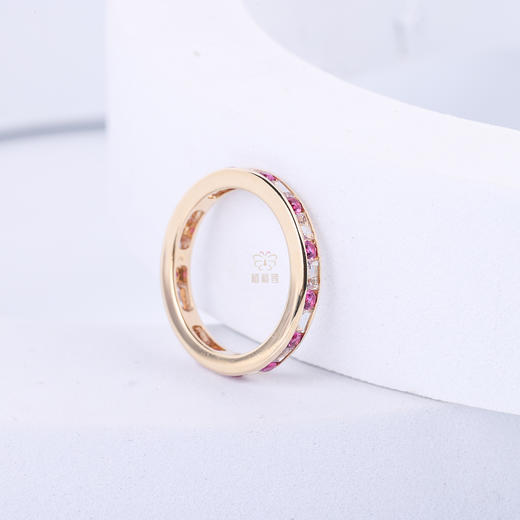 【靓点】时尚粉蓝宝戒指CB2603073 商品图2
