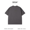 SDSA男装2026新款高贵轻奢潮牌简约皮标装饰圆领短袖百搭宽松上衣 商品缩略图4