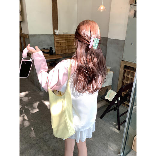 <曾小咸推荐>4.5现货秒杀 ！微信超特价！韩系印花撞色长袖 日常159.99 立减90 秒杀69.99！！ 商品图4