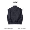 SDSA男装2026新款高贵轻奢时尚复古立领松紧下摆马甲百搭舒适上衣 商品缩略图4