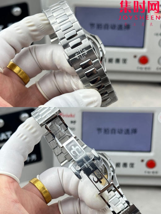 P1百达翡丽鹦鹉螺系列5990/1A 男士腕表 表径40.5mm 对版功能 商品图7
