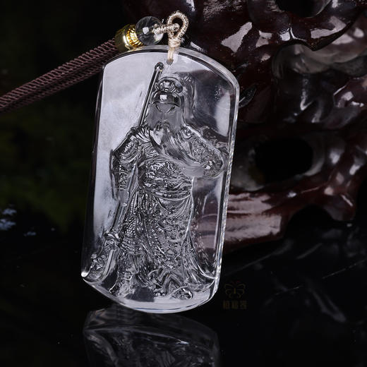 【忠义】白水晶关公坠ZX2603072 商品图3