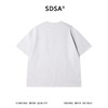 SDSA男装2026新款高贵轻奢复古素描感做旧人物宽松短袖休闲衫 商品缩略图4